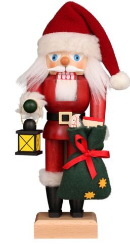 Casse-Noisette Père-Noël avec lanterne