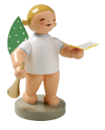 Ange avec recueil de chansons