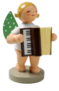 Ange avec accordéon
