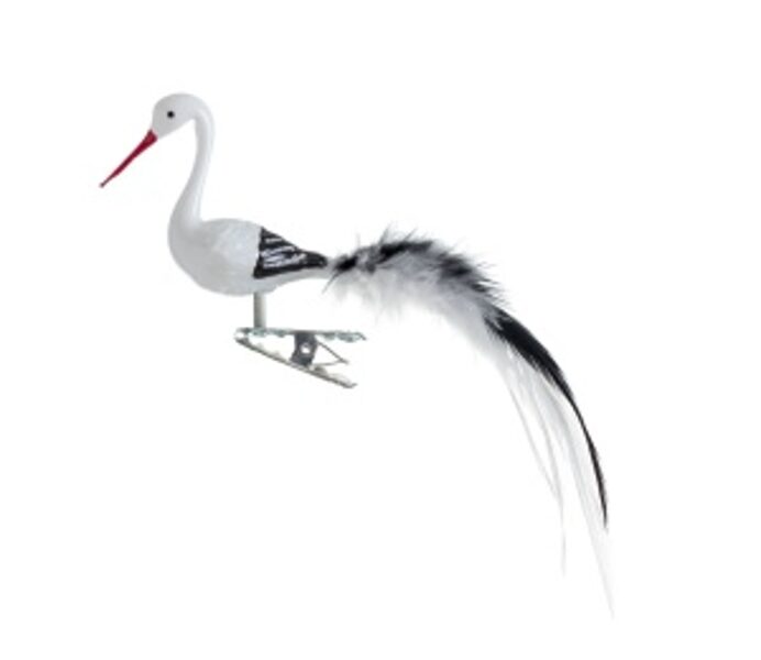 Suspension Cigogne Verre de Thüringe