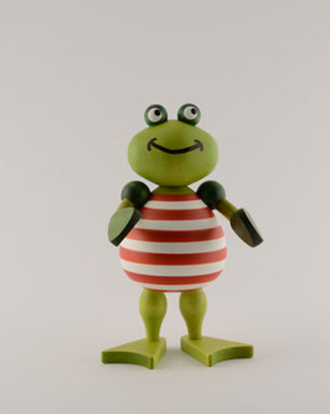 Grenouille debout maillot de bain rouge