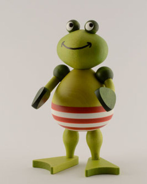 Grenouille debout slip de bain rouge