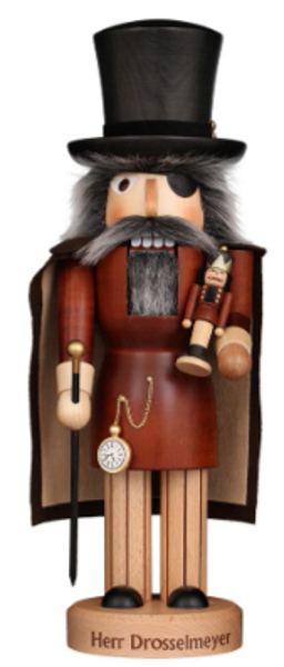 Casse-Noisette classique Oncle Drosselmeyer bois naturel