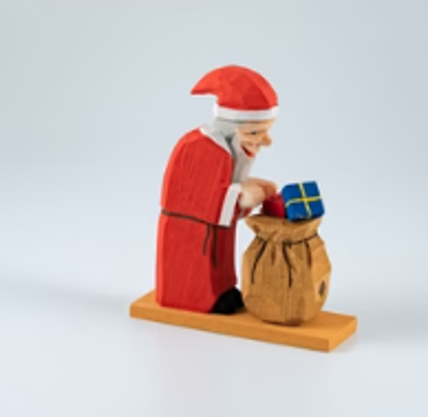 Père Noël et son sac de cadeaux