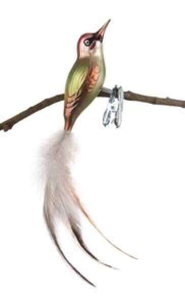 Suspension Pic Vert Verre de Thüringe