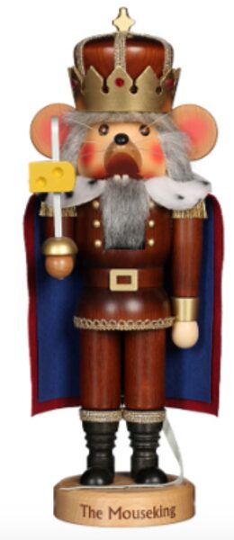 Casse-Noisette classique Roi des souris bois naturel