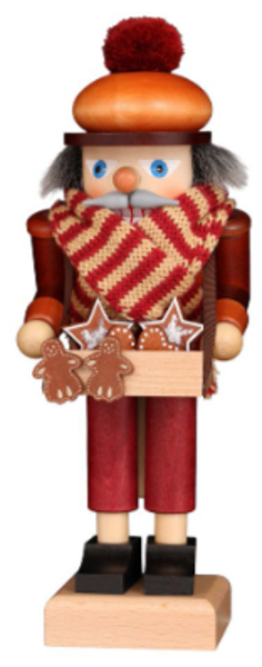 Casse-Noisette petit vendeur de pain d'épices bois naturel