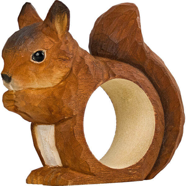 Rond de serviette écureuil